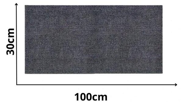 4Leaders Nalepovací ochrana nábytku před kočkami tmavě šedá 100×30 cm