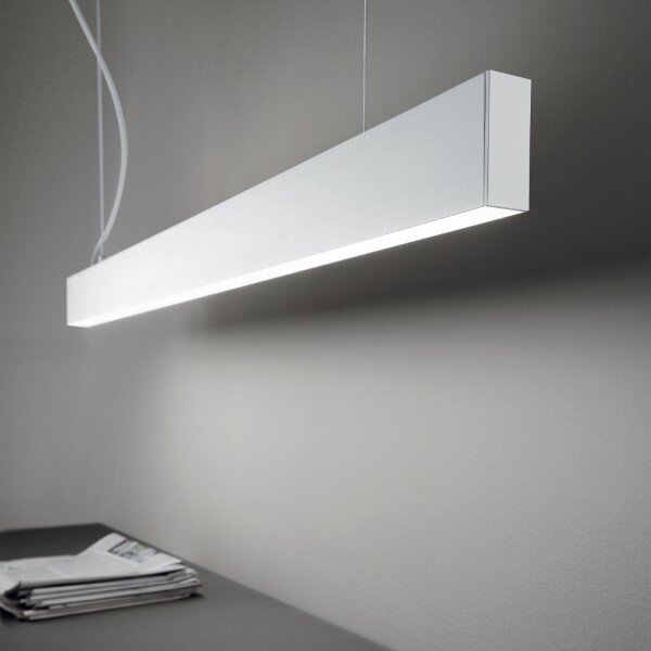 Ideal lux Pro 270203 STEEL stropní svítidlo s podsvícením LED 36W 3700/2900lm 4000K bílá, UGR<19