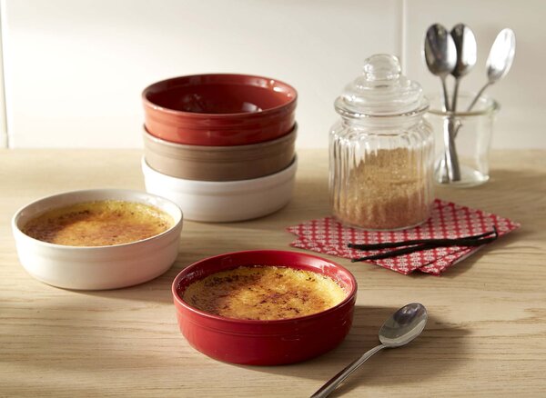 Emile Henry Miska na créme brulée 12 cm slonová kost 021013