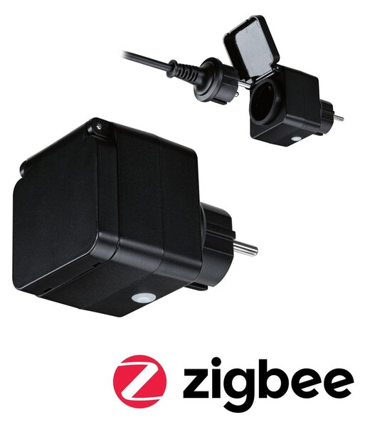 P 50138 Zásuvka Smart Plug Venkovní IP44 černá - PAULMANN
