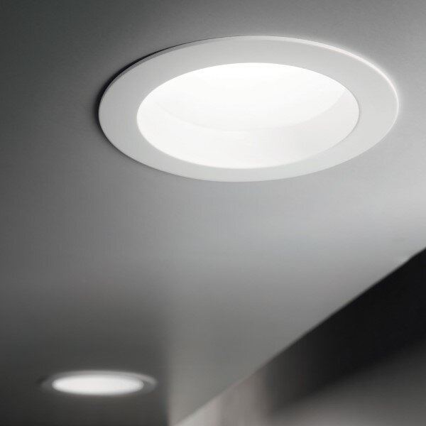 Ideal lux Pro 193533 BASIC WIDE zápustné svítidlo D144mm LED 20W 2350/1830lm 3000K IP44 bílá