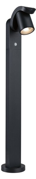 P 94831 LED stojací svítidlo Cuff pohybové čidlo IP44 782mm 3000K 10W 230V 70° antracit hliník - PAULMANN