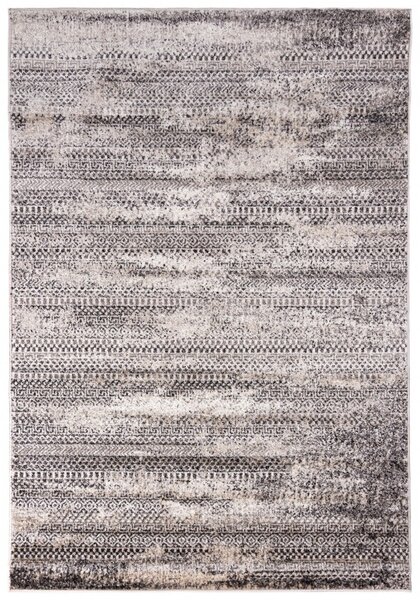 Makro Abra Kusový koberec PETRA 5011 1 244 Moderní Abstraktní béžový šedý hnědý Rozměr: 80x150 cm