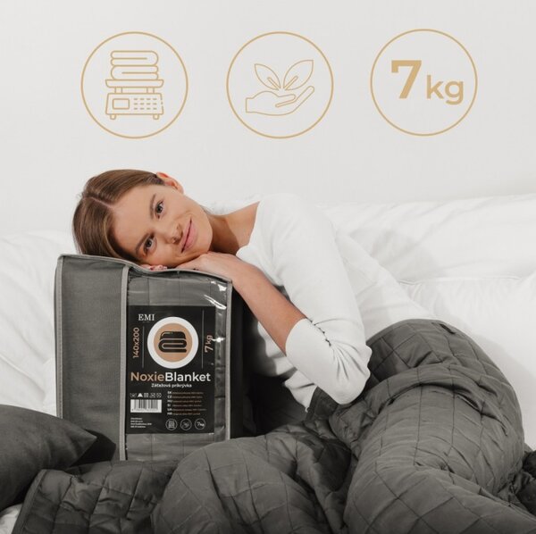 Zátěžová přikrývka NoxieBlanket 7kg 140x200 cm EMI