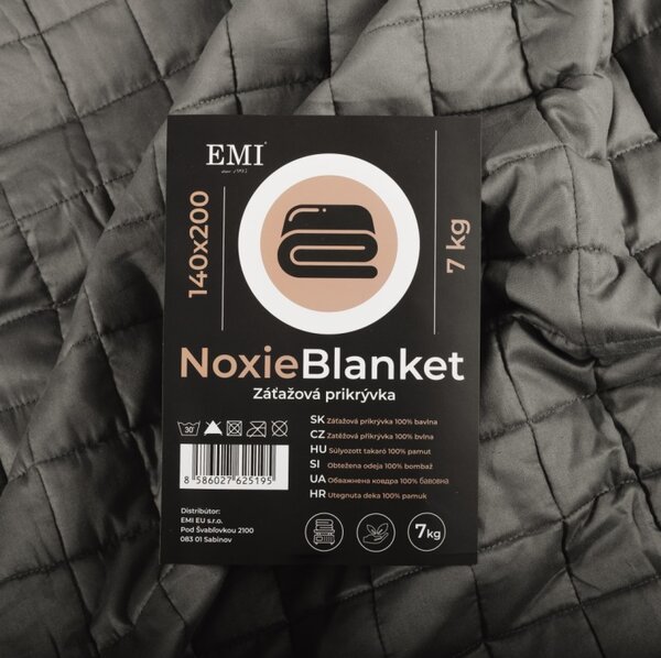 Zátěžová přikrývka NoxieBlanket 7kg 140x200 cm EMI