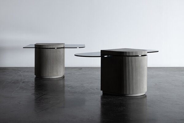 Lyon Beton konferenční stoly Strut Square Coffee Table