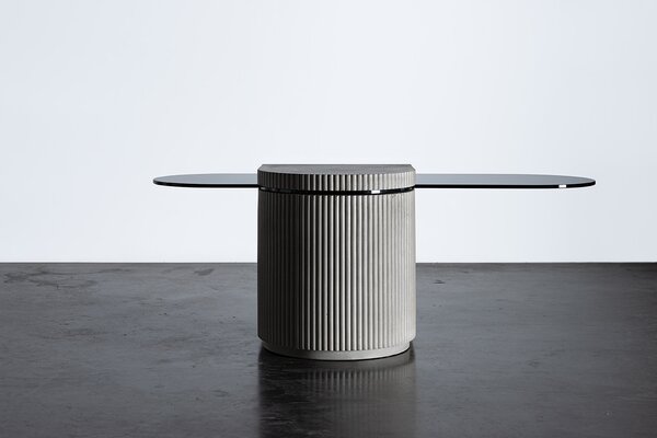 Lyon Beton konferenční stoly Strut Pill Coffee Table