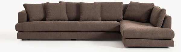 XL rohová bouclé pohovka Tribeca
