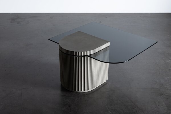 Lyon Beton konferenční stoly Strut Square Coffee Table