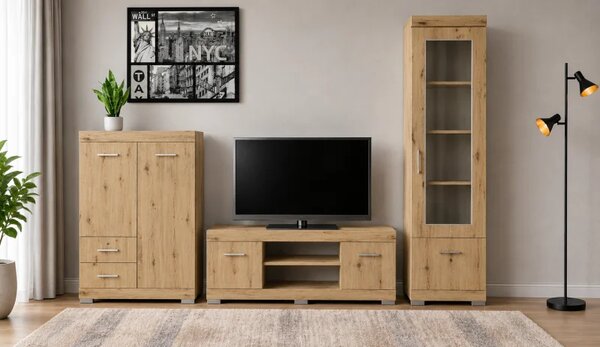 Obývací stěna LEA, artisan/písek pustyni dveře (lena)