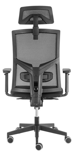 ALBA Ergonomická kancelářská židle SUNNY - černá síťovina / nosnost 150 kg