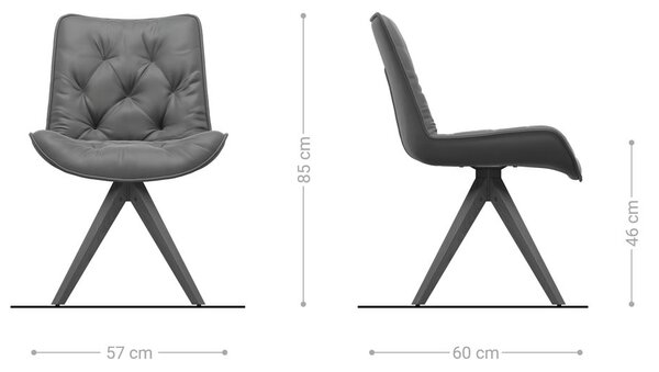 DELIFE Jídelní židle Taimi-Flex bouclé měkký tmavě béžová dřevěná podnož hranatý přírodní 180° otočný