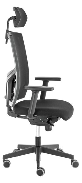ALBA Ergonomická kancelářská židle SUNNY - černá síťovina / nosnost 150 kg