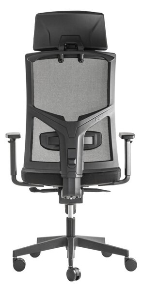 ALBA Ergonomická kancelářská židle BRENDA - černá síťovina / nosnost 150 kg