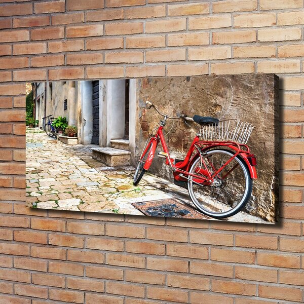 Foto-obraz canvas do obýváku Červené kolo oc-92372421