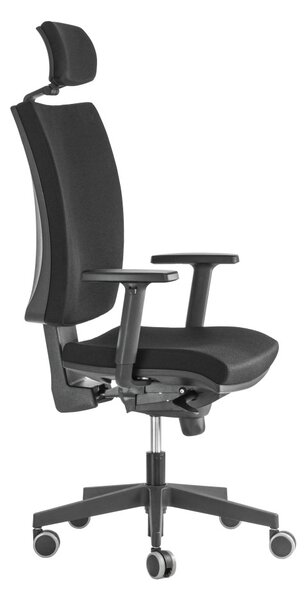 ALBA Ergonomická kancelářská židle ZERAFINE - černá látka