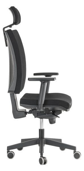 ALBA Ergonomická kancelářská židle ZERAFINE - černá látka