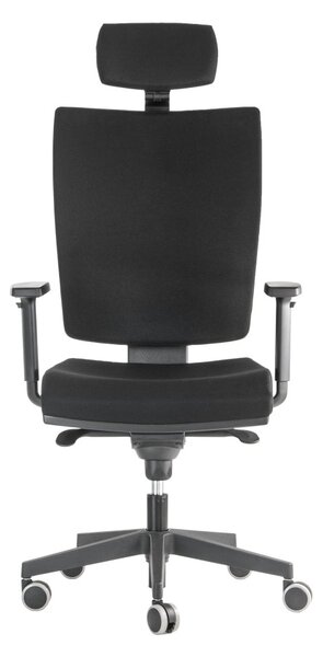ALBA Ergonomická kancelářská židle ZERAFINE - černá látka