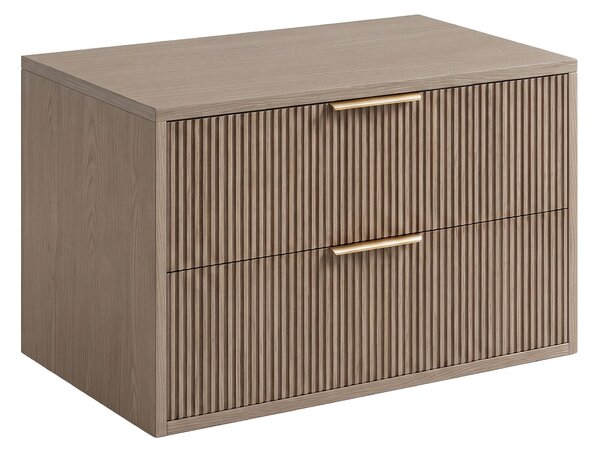 Koupelnová skříňka pod umyvadlo Rea Mono 80cm Oak