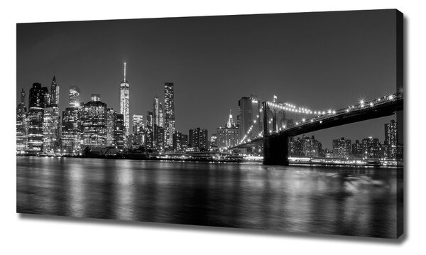 Foto obraz na plátně Manhattan noc oc-92771254