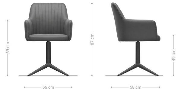 DELIFE Jídelní židle Greg-Flex bouclé měkký béžová podnož křížová černá 360° otočný houpací funkce taštičkové pružiny