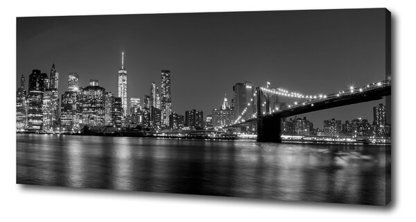 Foto obraz na plátně Manhattan noc oc-92771254