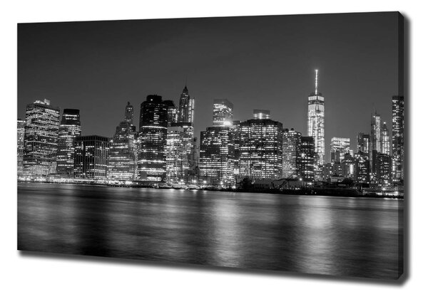 Foto obraz na plátně Manhattan noc oc-92771254