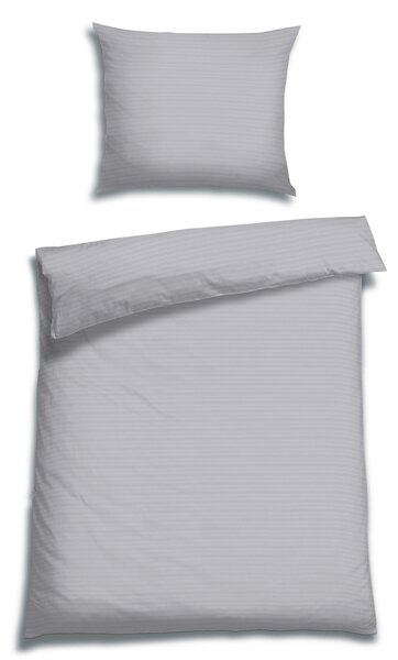 POVLEČENÍ, krep, světle šedá, 140/200 cm Florella - Povlečení