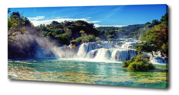 Foto obraz na plátně do obýváku Vodopády Krka oc-92934711