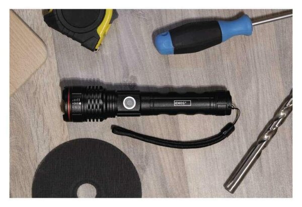 EMOS LED nabíjecí kovová svítilna P3116, 600 lm P3116