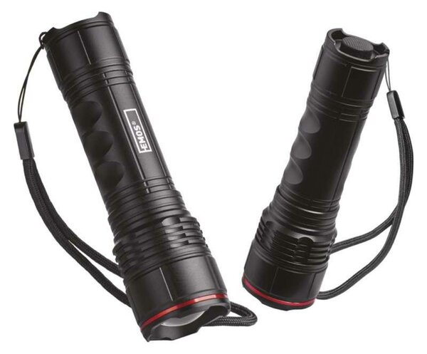 EMOS LED svítilna kovová, 330 lm, 3× AAA, FOKUS P3114