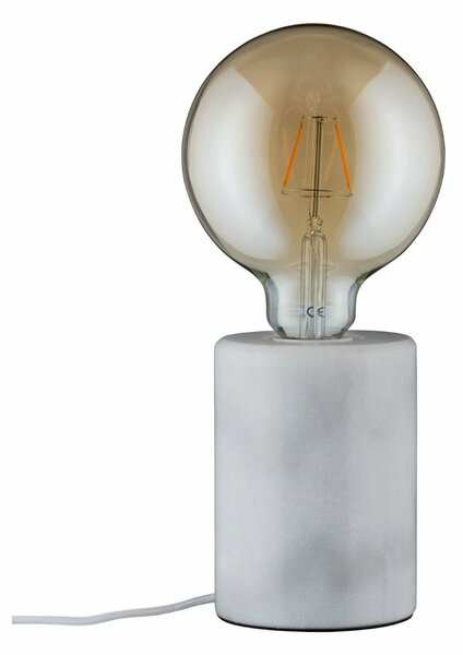 VÝPRODEJ VZORKU Paulmann stolní lampa Neordic Nordin 1-ramenné bílá/mramor 796.01 P 79601