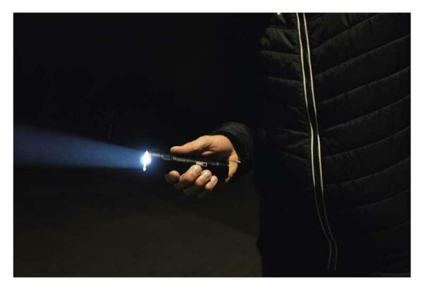 EMOS LED svítilna kovová, 330 lm, 3× AAA, FOKUS P3114