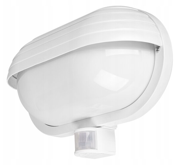 HADEX RIO venkovní nástěnné svítidlo s čidlem 1xE27/60W/230V/IP44, bílá barva