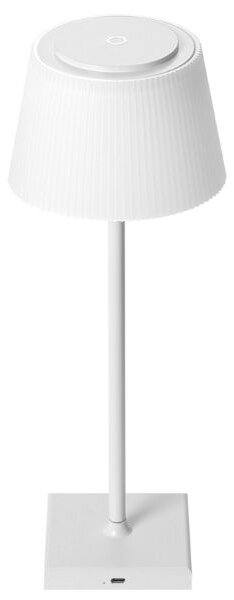 Nabíjecí LED stolní lampa 4W 270lm CCT (teplé, denní a studené světlo), USB, bílá