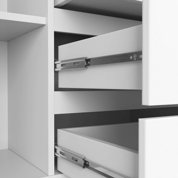 Ak furniture Komoda Tove K 160 cm bílá matná