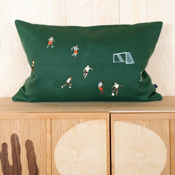 Vyšívaný povlak na polštář Soccer Embroidered 38 × 58 cm
