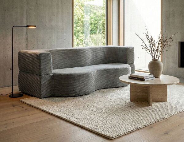 Designová pohovka SAMIRA - šedá