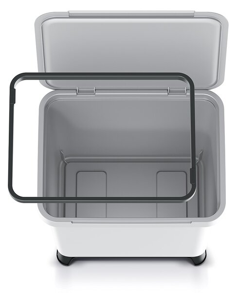 Prosperplast Odpadkový koš SYSTEMO 29 L světle šedý