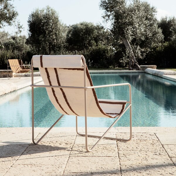 Ferm Living designová zahradní křesla Desert Lounge Chair
