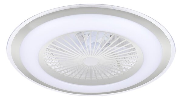 Stropní LED svítidlo Zephyr, 1x LED 48w, 3000-6000k, s, s ventilátorem a ovladačem