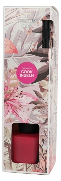 Tyčinkový aroma difuzér SEASONAL COOK ISLANDS 100 ml