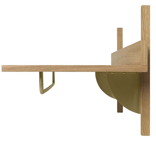 Ferm Living designové nástěnné police Sector Rack Shelf
