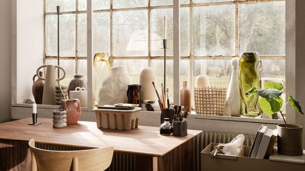 Ferm Living designové vázy Vulca Vase Medium