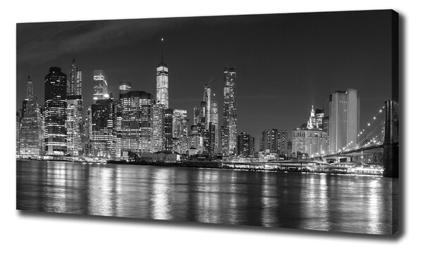 Foto obraz na plátně Manhattan noc oc-94054059