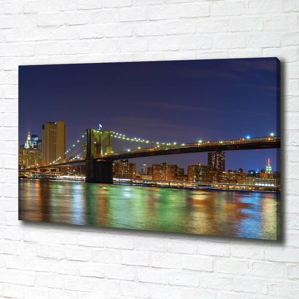 Foto-obraz canvas do obýváku Manhattan noc oc-94053969