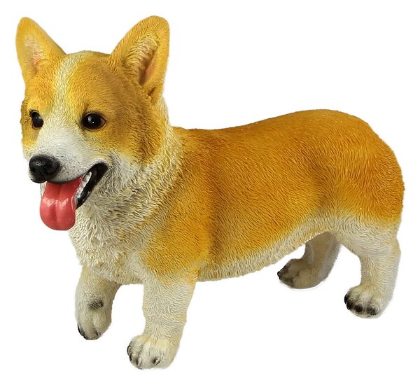 Welsh Corgi – realistická soška psa 30 cm