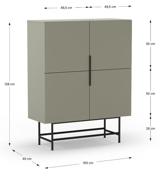 Marckeric Komoda Eldia 100 x 40 cm