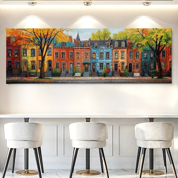 Obraz na plátně - Nadcházející podzim v Dorchestru FeelHappy.cz Velikost obrazu (šířka x výška): 150 x 50 cm