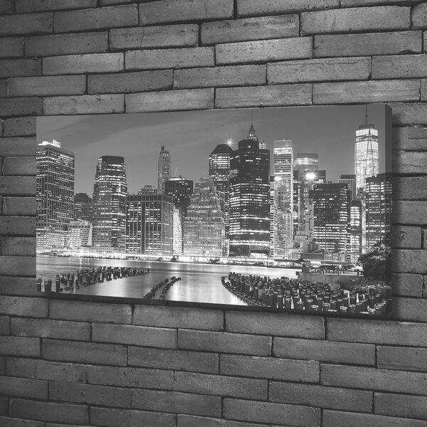 Foto obraz na plátně Manhattan noc oc-94703555